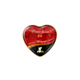Mini bougie de massage mojito boîte coeur 35ml 